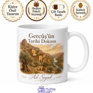 Gercüş Tarihi Dokusu ve Doğası Batman Hatırası Kupa Bardak Hediye