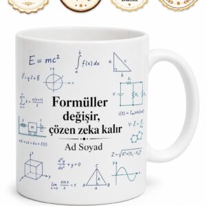 Mühendislik Öğrencisine Formüller Arasında Kaybolan Zeka Kupası Hediye Bardak