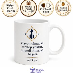 Patron Şirket Sahibi Vizyon Çizen Büyük Düşünen Lider Kupa Bardak Hediye