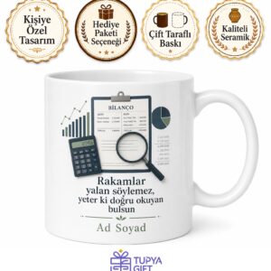 Muhasebe Denetçisi Bilanço İncelemesi Vergi Kanunları Hata Arama Kupa Bardak Hediye