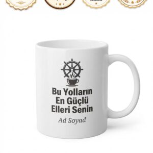 Direksiyon Başında Uyanık Tutan Şoför Kahvesi Kupa Bardak Hediye