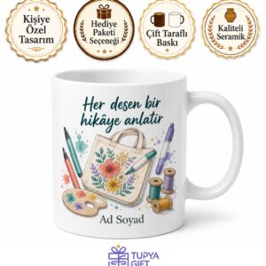 Kumaş Boyama Bez Çanta Tasarımı Kumaş Kalemi Kendin Yap Moda Kupa Hediye Bardak