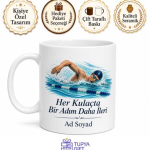 Yüzücüye Hediye Havuz Klor Kokusu Serbest Stil Kulaç Olimpiyat Nefes Kupa Bardak