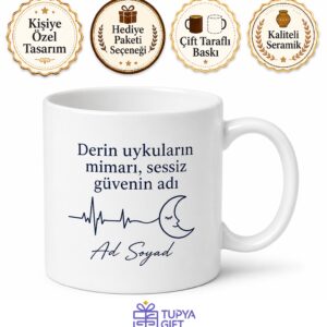 Derin Uykuların Mimarı Anestezi Uzmanı İsimli Kupa Bardak Hediye