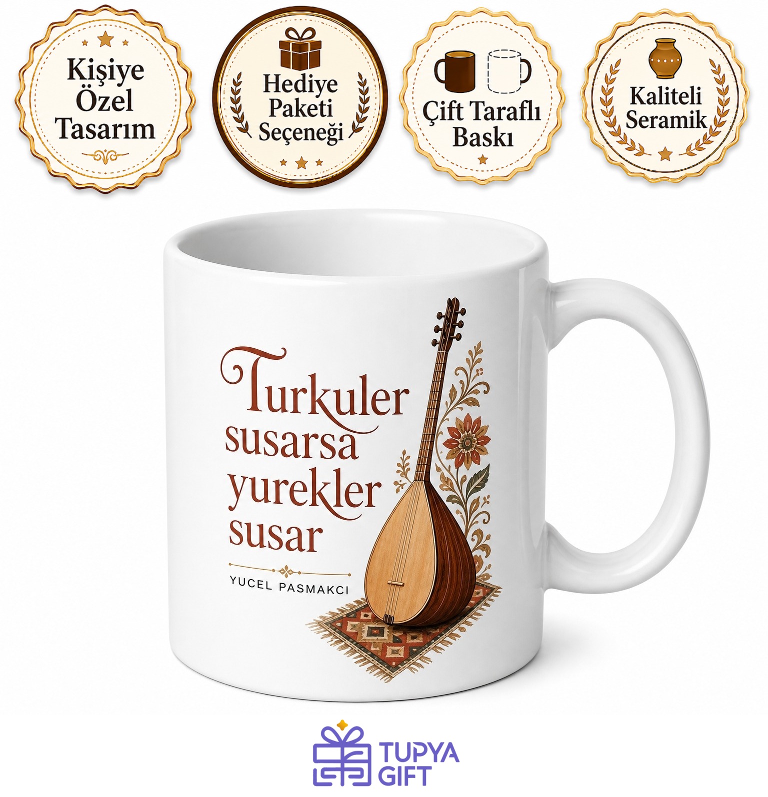 Yücel Paşmakçı Halk Müziği Derlemecisi Türkü Arşivi Geleneksel Müzik Bilgini Kupa Hediye