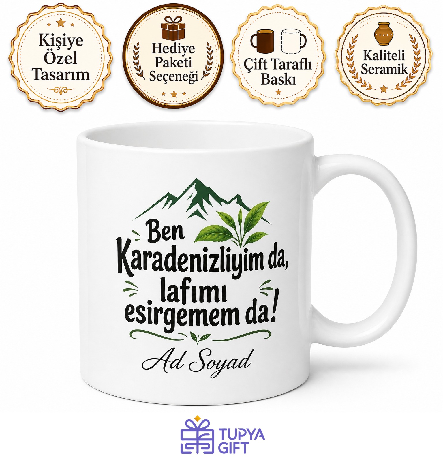 Karadeniz Hırçınlığı Da Cümlesi Kurmadan Edemeyen Uşak Kupa Bardak Hediye