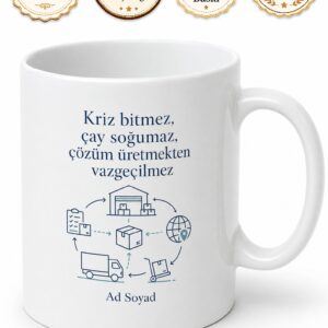Tedarik Zinciri Yöneticisi Kriz Çözücü Çay Kupası Hediye Baskılı Kupa Bardak