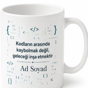 Dünya Bilgisayar Günü Kodlarla Dijital Dünyayı Kuranlara Hediye Kupa Bardak