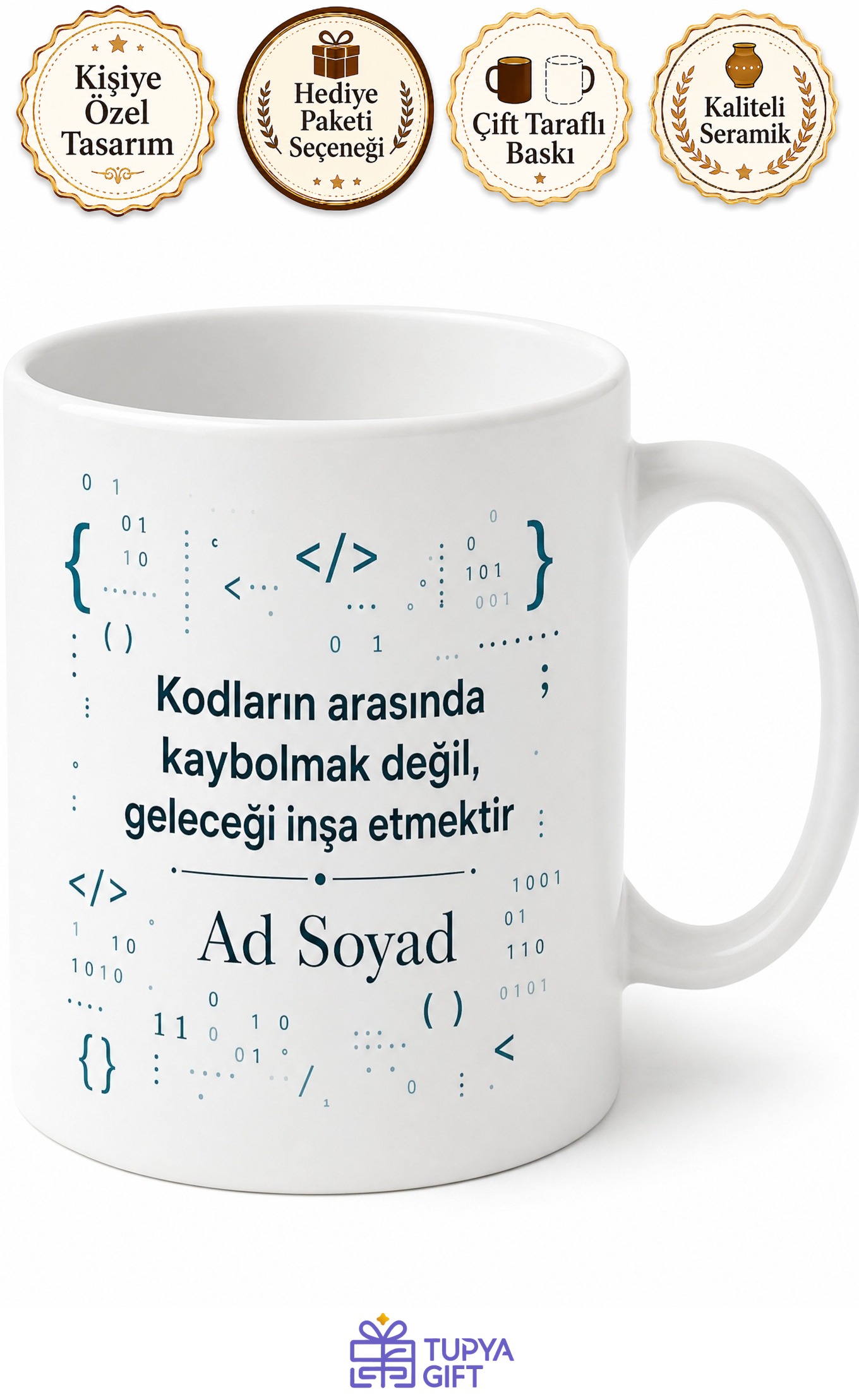 Dünya Bilgisayar Günü Kodlarla Dijital Dünyayı Kuranlara Hediye Kupa Bardak