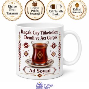 Kaçak Çay Tüketenlere Demli Ve Acı Gerçek Doğu Anadolu Kupası Hediye Bardak