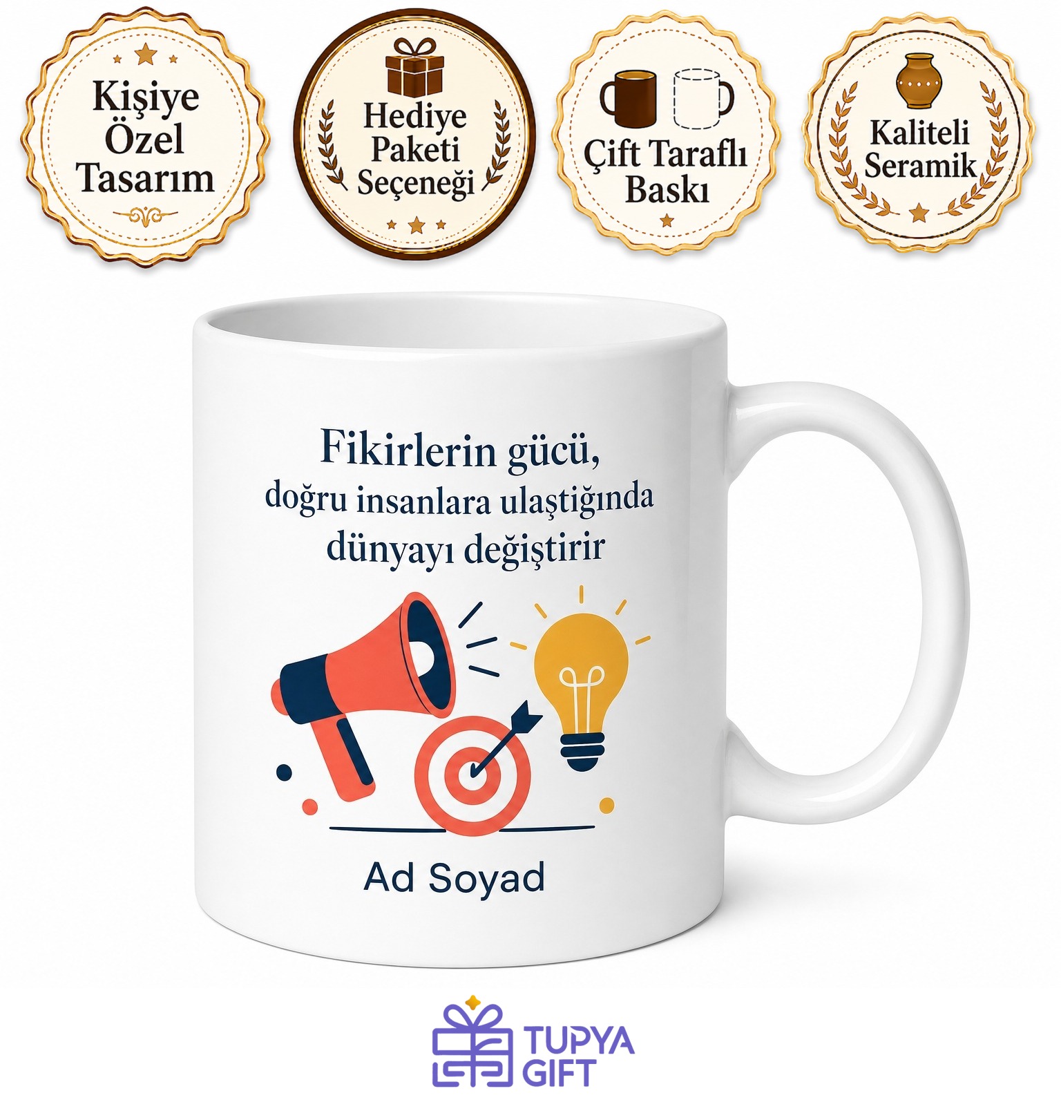 Reklam Ajansı Ruhu Kampanya Kurgulama Hedef Kitle Marka Yüzü Özel Tasarım Kupa Bardak Hediye
