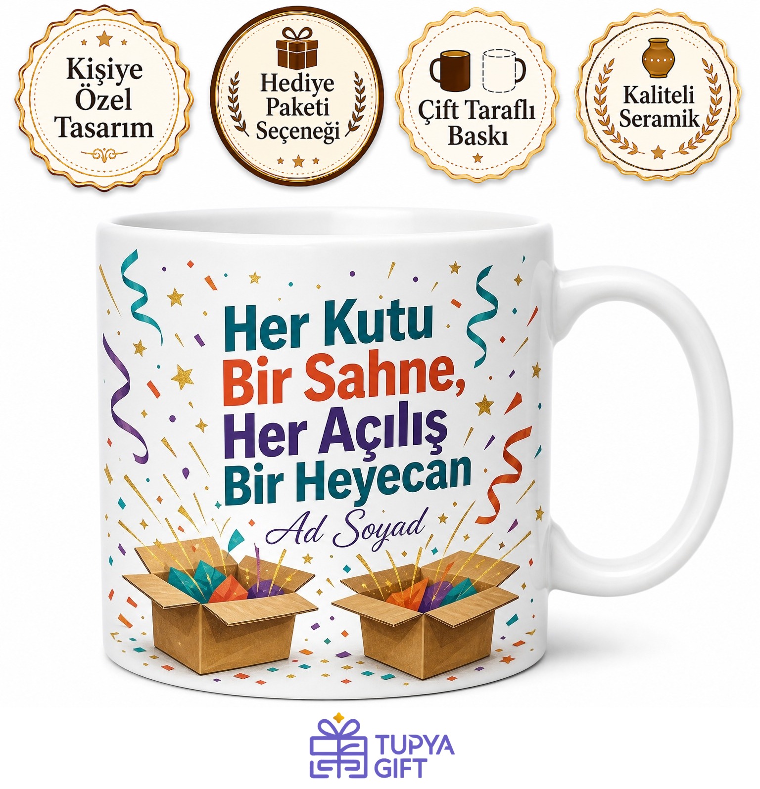 Kutu Açılımı Videosu Çekenlere Yeni Ürün Heyecanı Fenomen Kupa Bardak Hediye