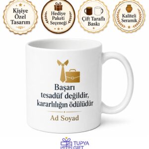 Terfi Alınca Odası Değişenlere Yeni Yönetici Makam Kupası Hediye Bardak