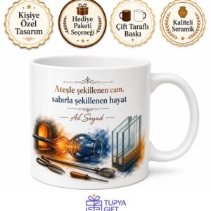 Cam Dergileri Yalıtımlı Camlar Üfleme Sanatı Endüstriyel Kullanım Kupa Bardak Hediye