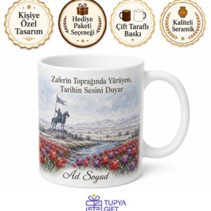 Muş Malazgirt Ovası Alparslan Lale Tarlaları Zafer Kupası Murat Nehri Kar Havası Hediye Kupa Bardak