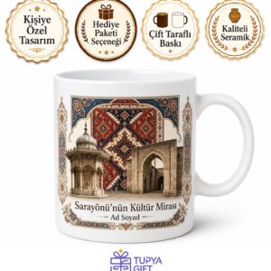 Konya Sarayönü Ladik Halısı Çeşmeli Sebil Tarihi Han El Sanatı Kupa Bardak Hediye