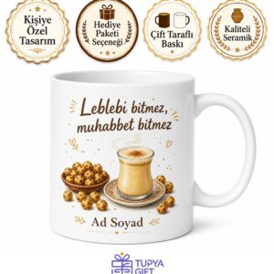 Leblebi Yiyenlere Sarı Leblebi Çorum Leblebisi Boza Yanı Leblebisi Kupa Bardak Hediye