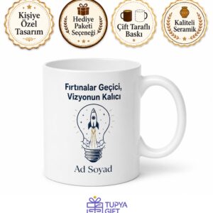 Girişimciye Özel Startup Ruhu Yenilikçi Fikirler Risk Alma Motivasyon Kupa Bardak Hediye