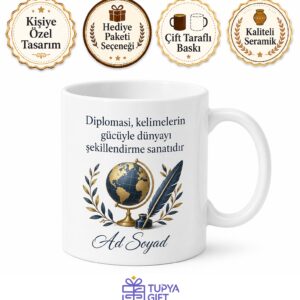 Siyaset Bilimciye Diplomasi Uluslararası İlişkiler Seçim Analizi Siyaset Bilimi Kupa Hediye