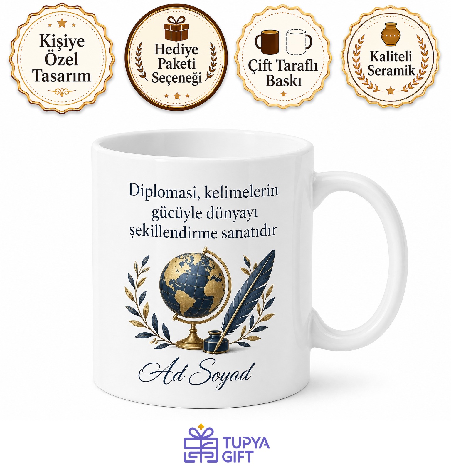Siyaset Bilimciye Diplomasi Uluslararası İlişkiler Seçim Analizi Siyaset Bilimi Kupa Hediye