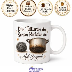 Bulaşık Teli Kullanan Annelere Dibi Tutan Tencere Çelik Tel Kupa Hediye Bardak