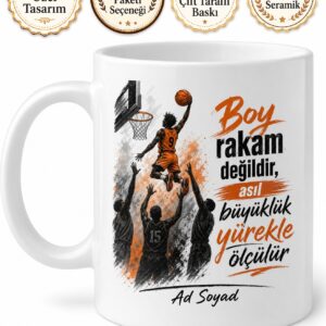 Pota Altı Kahramanı Basketbol Kupa Boyu Kısa Sıçraması Yüksek Hediye Bardak