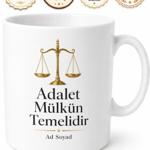 Dünya Hukuk Günü Adaletin Terazisini Dengede Tutanlara Hediye Kupa Bardak