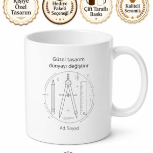 Dünya Tasarım Günü Hediye Kupa Estetik İşlev Tasarımcıya Özel Bardak