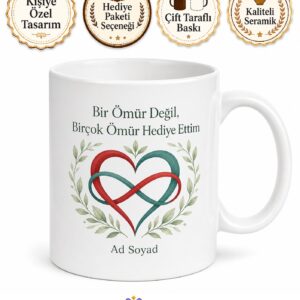 Organ Bağışı Temalı Kupa Organ Nakli İkinci Hayat Yaşam Veren Hediye Bardak