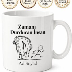 Sürekli Geç Kalanlara Gecikme Esprili Kupa Bardak Komik Hediye