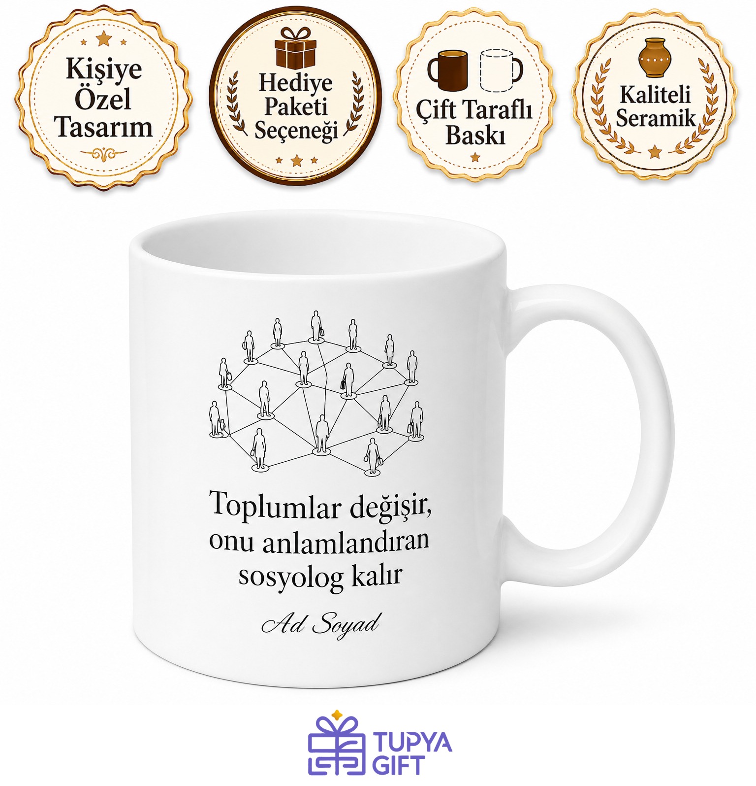 Sosyoloğa Hediye Toplum Göç Dalgaları Saha Araştırması Sosyoloji Bölümü Kupa Bardak