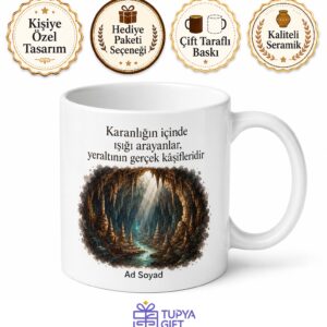Dünya Mağara Günü Yeraltı Güzelliklerini Keşfedenlere Özel Tasarım Kupa Bardak Hediye