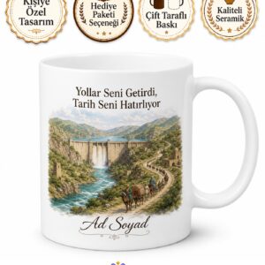 Sinop Durağan Altınkaya Barajı Kızılırmak Vadisi İpek Yolu Hatıra Kupa Hediye Bardak