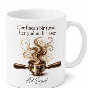 Kahvenin Sanatçısı Barista Özel Tasarım Çay Kupası Hediye Bardak