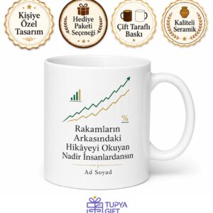 Finans Danışmanına Hediye Risk Yönetimi Hisse Senedi Değerleme Finansal Okuryazar Kupa Bardak
