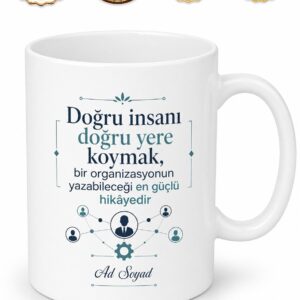 İnsan Kaynakları Yöneticisine Hediye Yetenek Mülakat Performans Çalışan Memnuniyeti Kupa Bardak