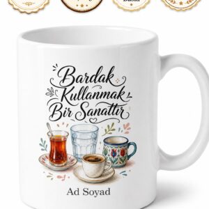 Bardak Kullananlara Su Bardağı Çay Bardağı Kahve Fincanı Kupa Bardak Hediye