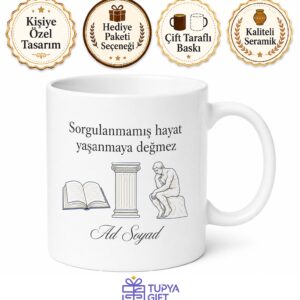 Felsefe Topluluğu Üyesine Ahlak Kuramları Düşünce Tarihi Varlık Sorgulaması Kupa Hediye