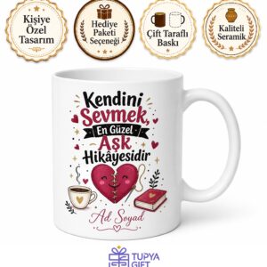 Anti Sevgililer Günü Kendini Sev Kupa Yalnızlara Özel Hediye Bardak