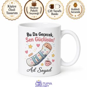 Atel Kullananlara Kırık Çıkık Alçı Ortopedi Tedavisi Hediye Kupa Bardak