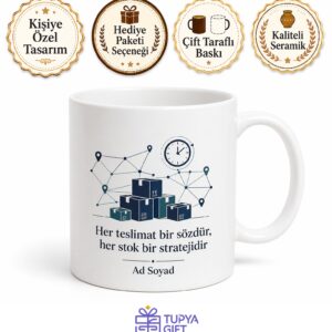Lojistik Merkezi Çalışanına Lojistik Ağı Zaman Yönetimi Stok Optimizasyonu Kupa Hediye