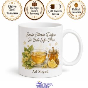 Ihlamur Kaynatan Annelere Şifa Deposu Kış Hastalıkları Kupası Hediye Bardak