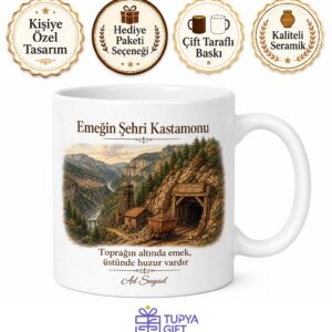 Kastamonu Küre Bakır Madenleri Ersizlerdere Kanyonu Ormanlık Alan Emeğin Şehri Kupa Bardak Hediye