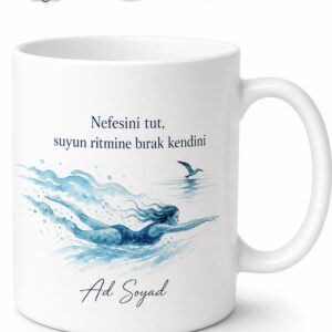 Yüzme Havuzunda Tur Atanlara Su Kuşu Nefes Kontrolü Kupa Bardak Hediye