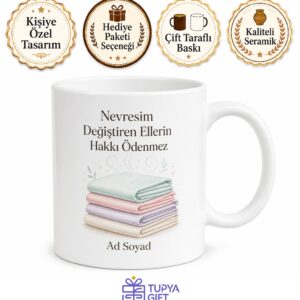 Nevresim Değiştiren Annelere Temiz Çarşaf Kokusu Kupa Bardak Hediye