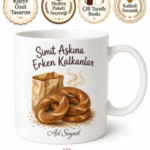 Pazar Sabahı Simit Kuyruğunda Bekleyenlere Çıtır Simit Sıcak Kupa Hediye Bardak