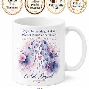 Romantik Akım Temsilcisine Duygular Şelale Gözyaşı Ve Aşk Kupa Bardak Hediye