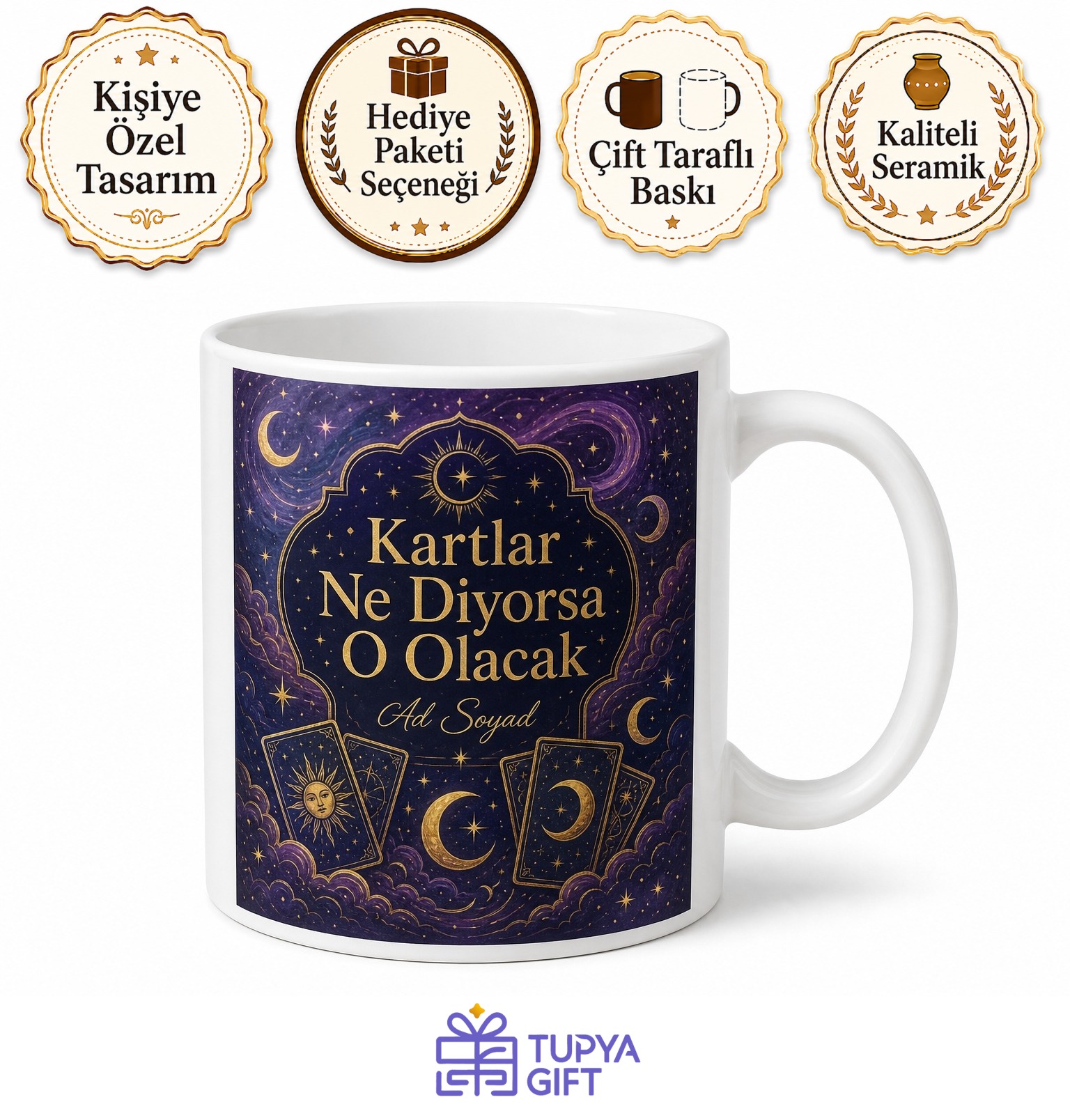 Tarot Baktıranlara Kartlar Ne Diyor Gizemli Gelecek Kahve Kupası Hediye Bardak