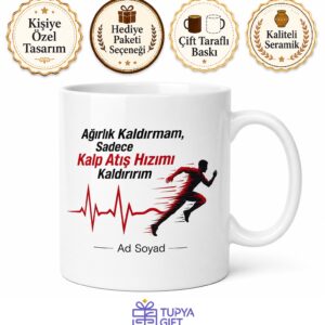 Sadece Kardiyo Yapanlara Egzersiz Motivasyon Ve Su Kupası Hediye Bardak