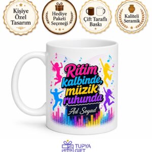 Pop Müzik Dinleyenlere Dans Pisti Eğlenceli Ritim Hit Şarkılar Radyo Frekansı Kupa Hediye